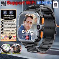 New 4G Network Smart Watch Support SIM Card Google GPS NFC HD Dual Camera Android Smartwatch WIFI Wireless Fast Internet Access