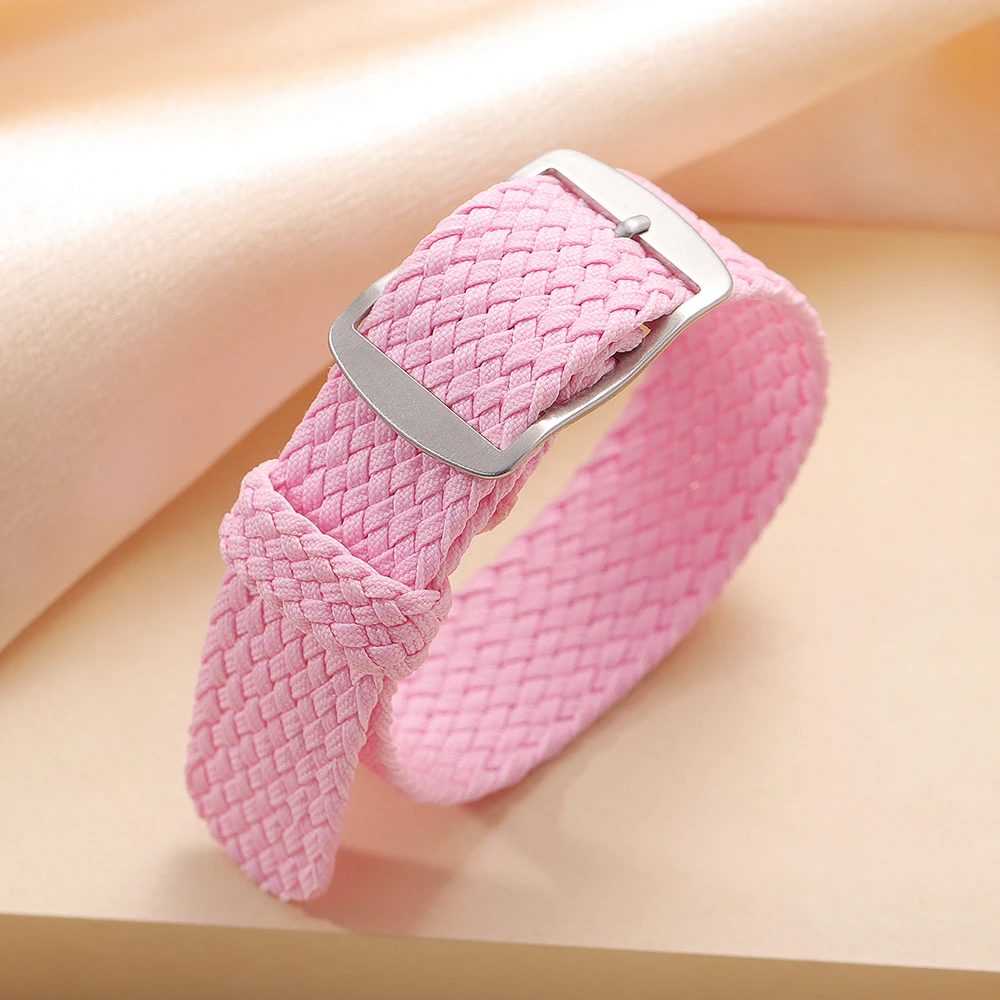 14mm 16mm 18mm 20mm 22mm Nylon Woven Canvas Uhrenarmband für Perlon für Omega Armband Armband Männer Frauen Sport Armband Zubehör
