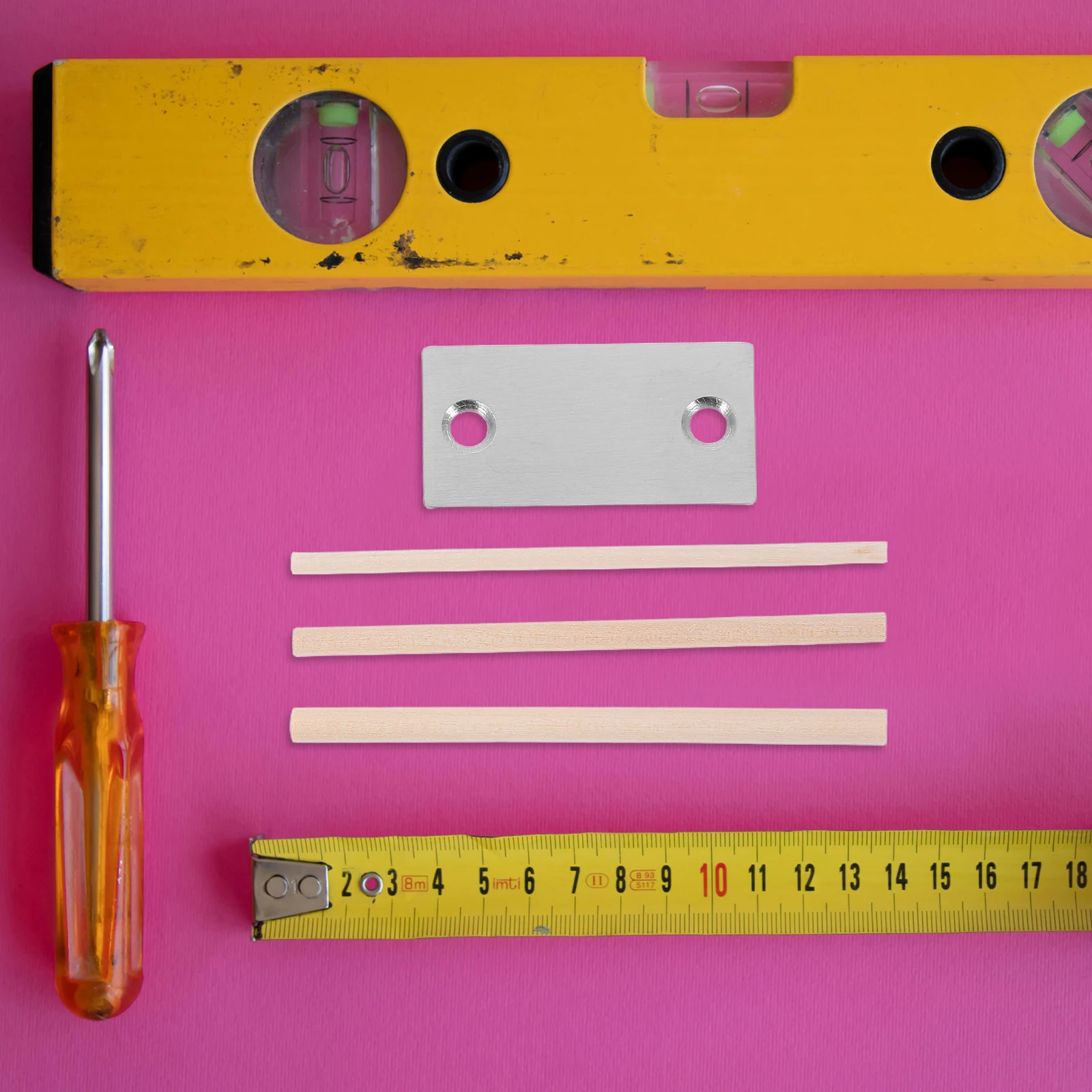 

1Set Door Edge Filler Plate Durable Material Easy Install Home Office Use Hole Cover Reinforcer Kit Door Plate