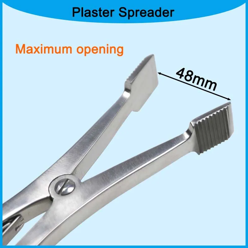 Autoclavable Plaster Spreader High Quality Plaster Removal Forceps 230mm Length Orthopedic Veterinary Instrument