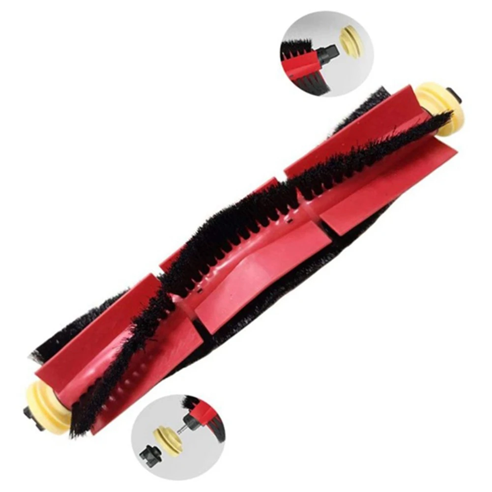 EQAZ-for Roborock Detachable Main Brush,5 Arms Silicon Side Brush Roll Brush for Roborock S6 S50 S5Max S6 MaxV S4 E4