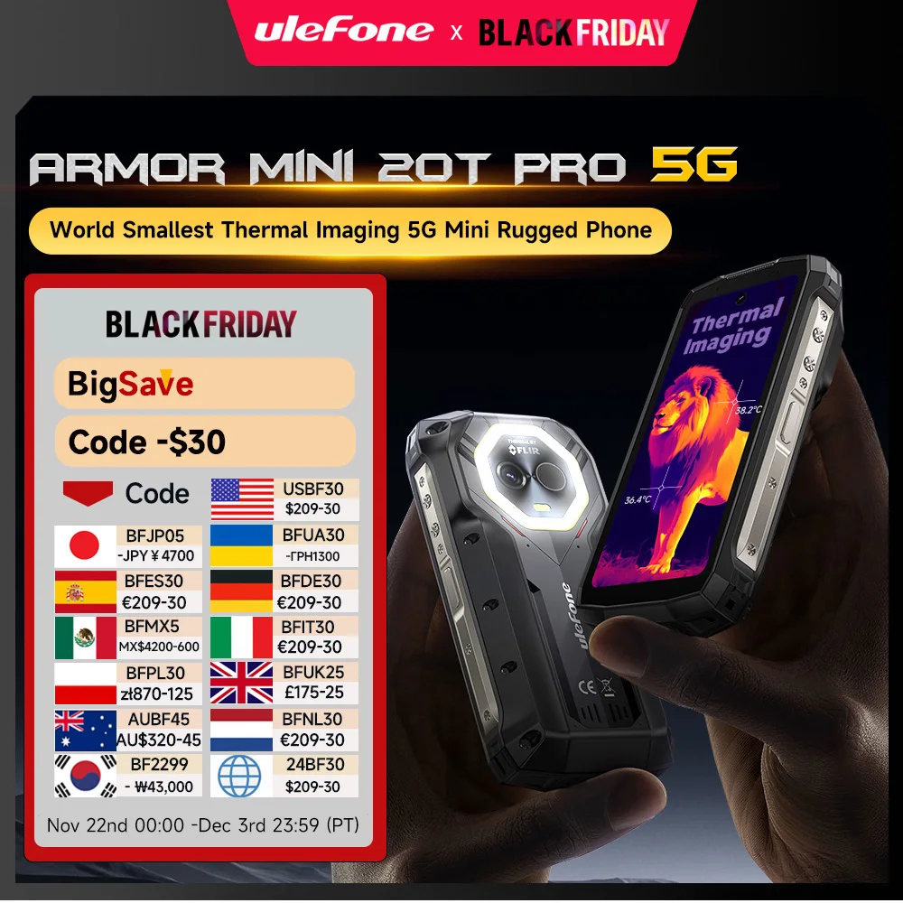 【World Premiere】Ulefone Armor Mini 20T Pro 5G  4.7