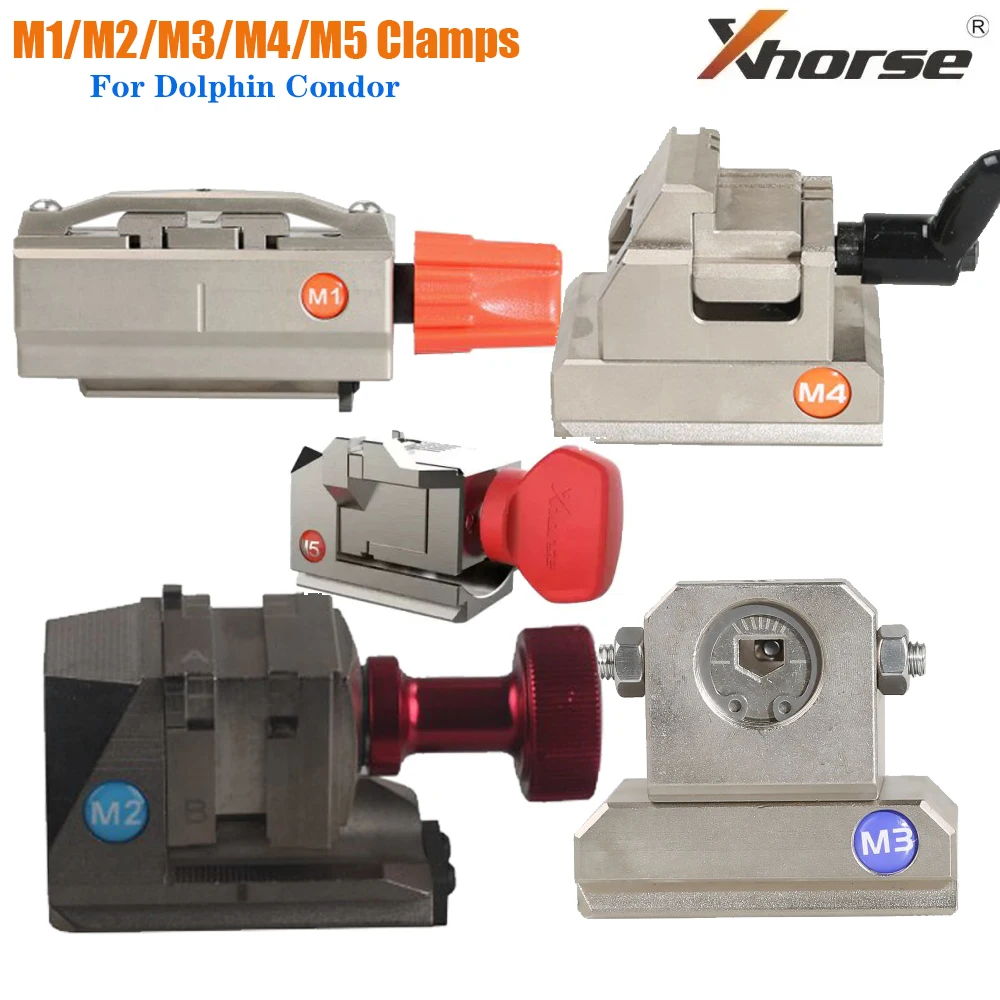 مراجعة وتحليل أداة قطع المفاتيح Xhorse M1/M2/M3/M4/M5 لآلة Condor XC-Mini (Plus) Dolphin XP005, XP005L, Condor II