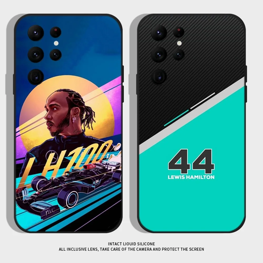 Racing Driver 44 L-Lewis H-Hamilton  Phone Case For Samsung S24,S22 Ultra,S20,S30 plus,S22 plus,S23,S30 ultra 5G Silicone Cover