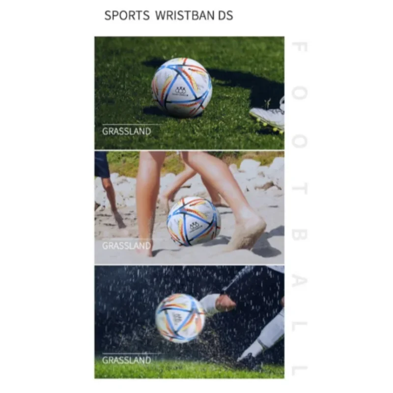 Maat 4/5 Klassieke voetbal PU-materiaal Training Competitie Buitensporten Spel Slijtvast en explosieveilig voetbal