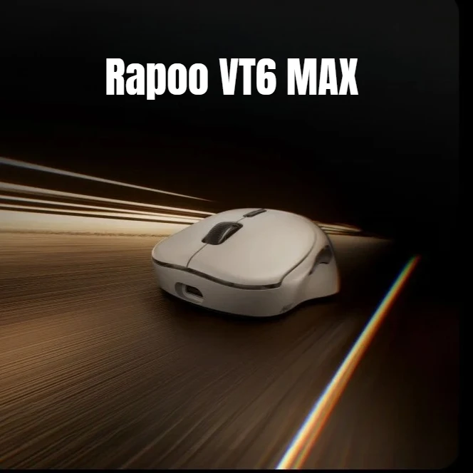 Rapoo VT6 MAX Wireless E-sports Mouse Gaming Mouse 55g Mice 8000Hz Polling Rate For Small Medium Hands PAW3398/ PAW3950