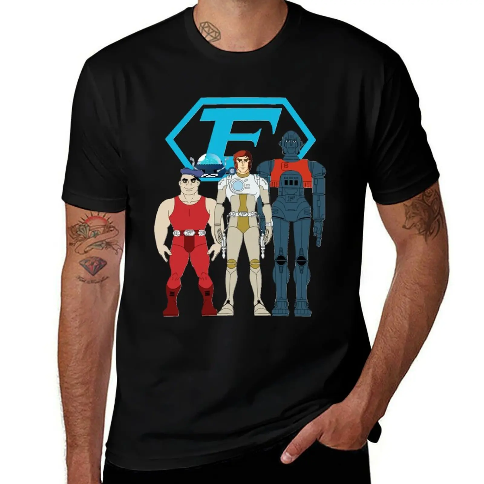 

Captain Future Crew T-Shirt Comfortable Daily Wear Tee