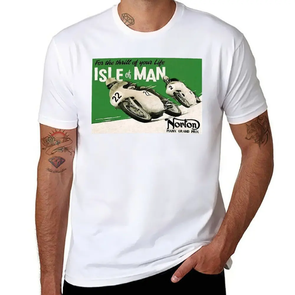 Isle Of Man TT Essential Classic For Round Neck T-shirt Motion Top Tee Cute Sarcastic Home USA Size