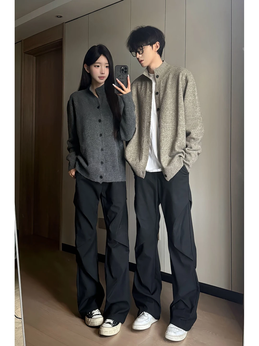 Cleanfit Black Pleated Workwear Pants Men's Style High Street Micro Flared Paratrooper Trousers Knife  Suit Pants