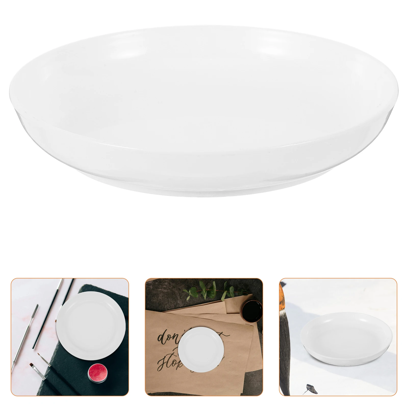 

5pcs Water Plate Durable Calligraphy Brush Tray Calligraphy Water Plate Smooth Surface Ideal for Artists Paint Mixing Tray