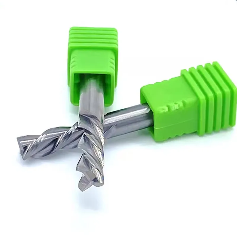 SHAZAM-cortador de fresado de acero de tungsteno para zurdos y diestros, flauta para aluminio y acero, fila inferior, corte sin rebabas, 3/4