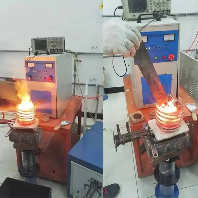 High Frequency Electric Copper Silver Gold Metal Induction Melting Machine Competitive Price CE Certified 30KW Power From China