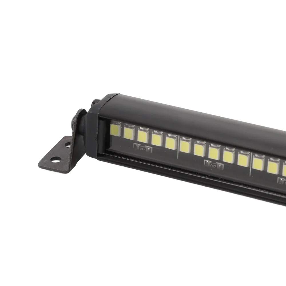 Durable 25 LEDs RC Light Bar Super Bright Single Row Roof LED Lamp High Brightness Simulated RC Roof Light For 1/10 Scale RC Car