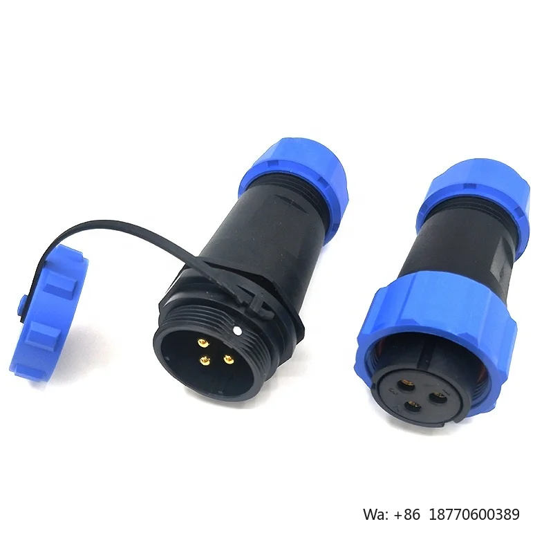 2 3 4 5 6 7 9 12pin WEIPU Series Waterproof Connector IP68 Aviation Panel Connector Back Nut Type SP21 3pin Waterproof Connector