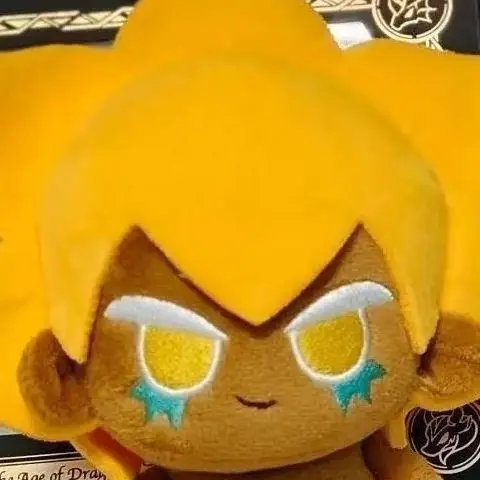 10cm Cookie Run Kingdom Plushie Anime Golden Cheese Cookie Figures Cosplay Stuffed Plush Doll Toys Pendants Birthday Xmas Gift - view 2