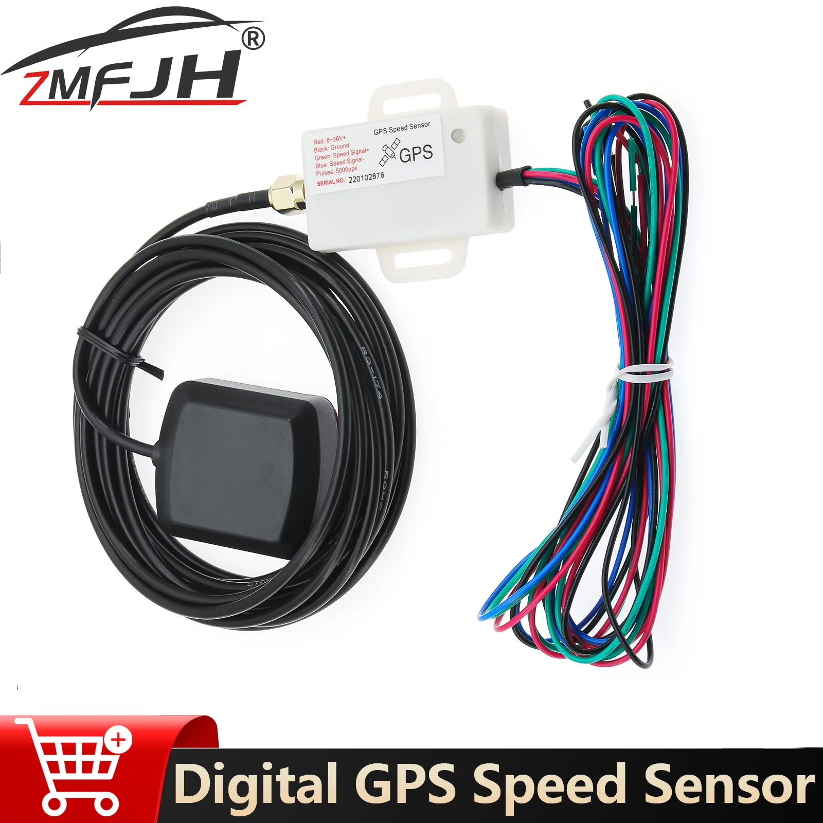 

Мини-универсальный комплект адаптеров датчика спидометра, GPS-датчик скорости для спидометра, индикатор, аксессуары для сигнала, автомобиль, лодка