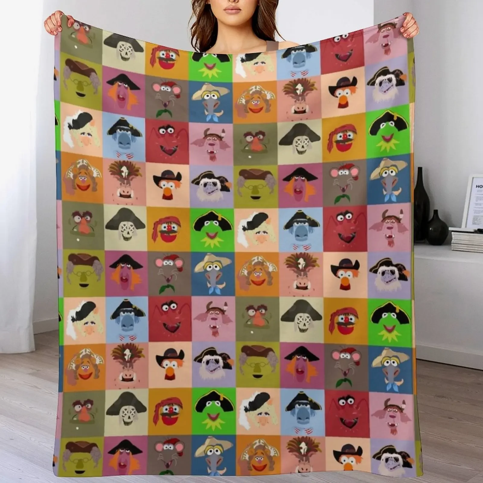 Treasure island pirates Throw Blanket Soft Sherpa Fleece Warm Blanket for Winter