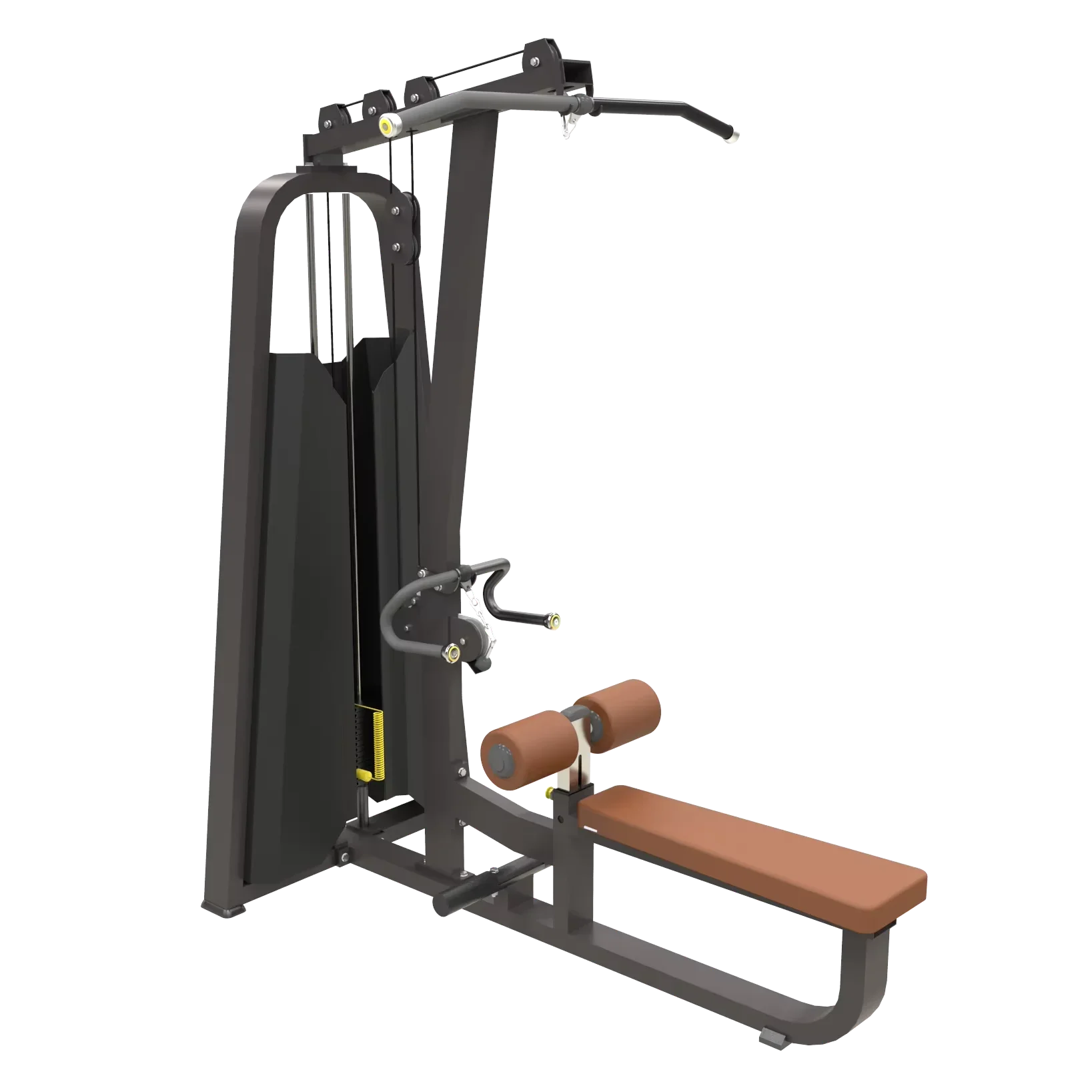 

Hot sale Commercial High Pull Back Trainer Seated High and Low Parallel Pull Back Muscle Trainer Fitness Equipment