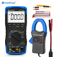 HoldPeak HP-770HC Digital Multimeter Tester True RMS Smart Autoranging Probe With NCV+HP-605A Clamp Adapter 600A  AC/DC Current