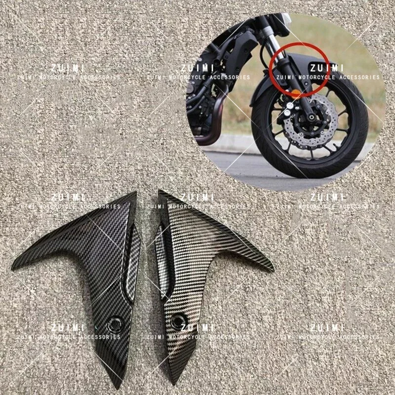 

For YAMAHA FZ07 MT-07 2012-2013-2014-2015-2016-2017 Carbon Fiber Front Fender Mud Guard Side Fairing