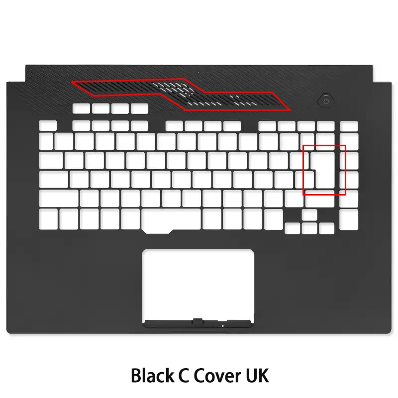 LCD Back Cover Front Bezel Palmrest Upper For ROG G15 15 GU502 GA502 Laptop Housing  Top Lower Bottom Case LCD Back Cover