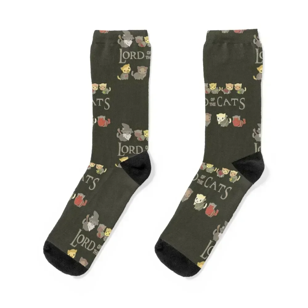 

lord of the cats Socks Stockings compression Novelties Heating sock new year Socks Men Women's