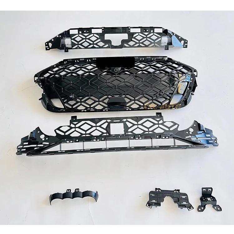 

New Design Front Bumper Grille Upgrade RS3 Look Mesh Grille For Audi A3 Sedan A3 Line 2025+
