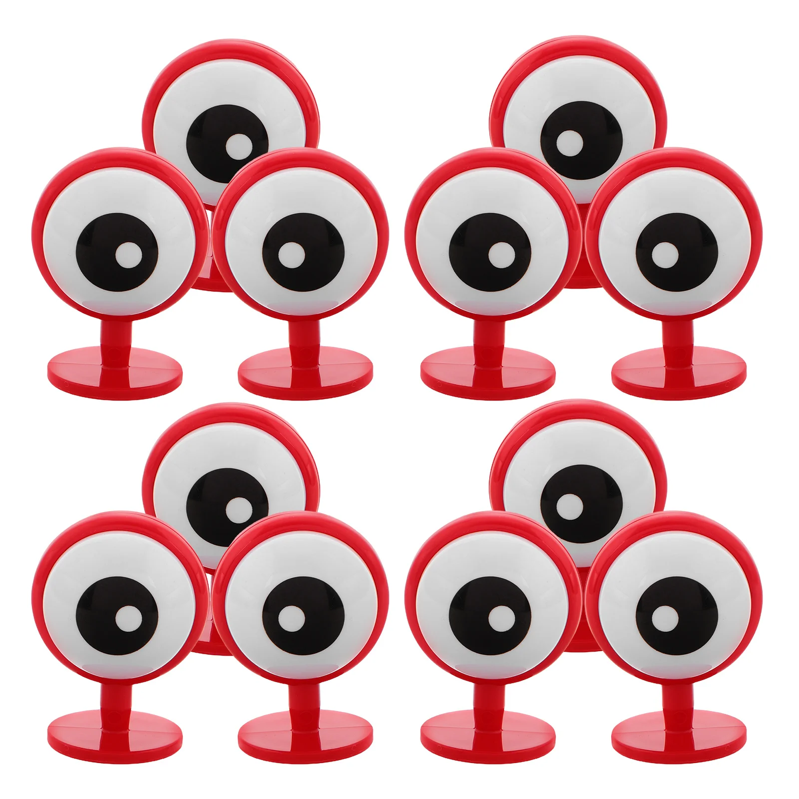 

6 Pairs Eyes Stickers Cute 3D Universal Motorcycle Riding Headgear Accessories Car Child Anime Googly Decals
