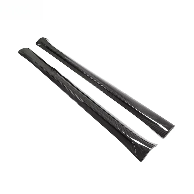 Hot selling Auto Accessories Dry Carbon Fiber Car Body Kit Side Skirts for Model Y 4-Door Electric 2020-2022