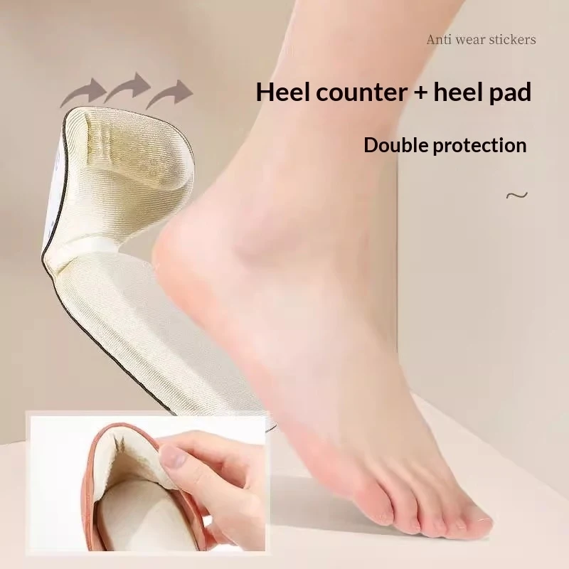 2-in-1 Shoe Size Reducer Heel Pad Anti Blister Half Insoles for Women High Heels Prevent Heel Pain Size Adjustment