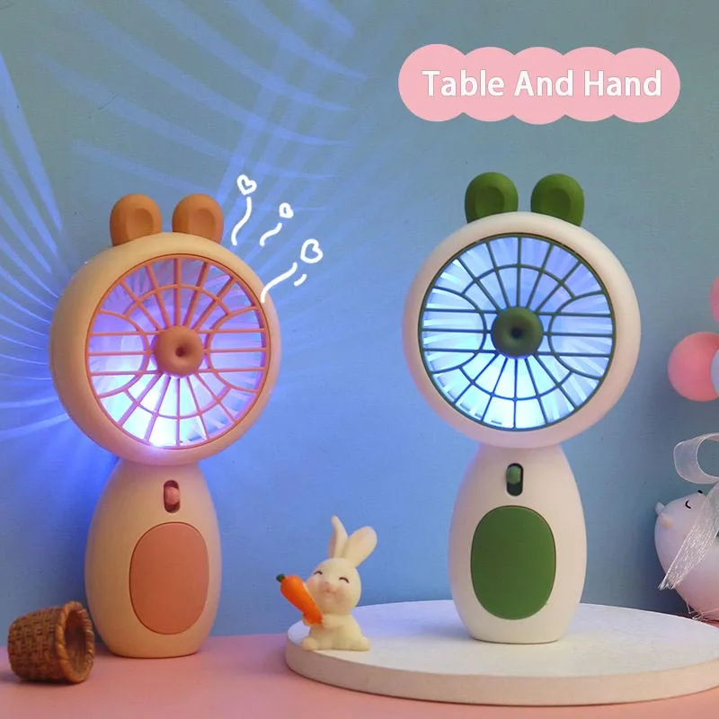 Mini ventilatore portatile ricaricabile ventilatori portatili Usb silenziosi per donne e bambini ventilatore da tavolo spedizione gratuita Air Cooler