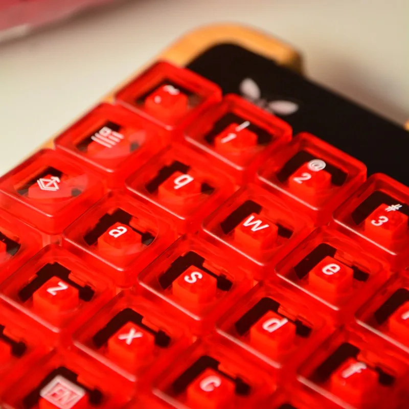 40S Transparent Low Profile Theme Keycaps Set Customized PBT Sublimation Keyboard Caps for Mechanical Keyboard Accessories Gift