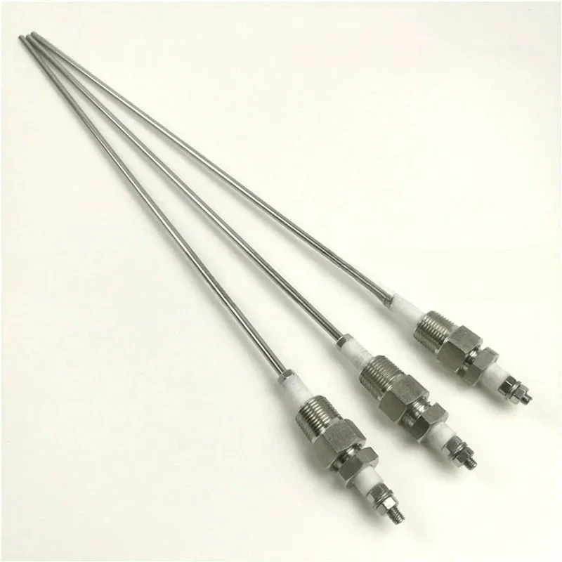 Three piece boiler water level electrode, water level probe, 304 stainless steel threaded electrode