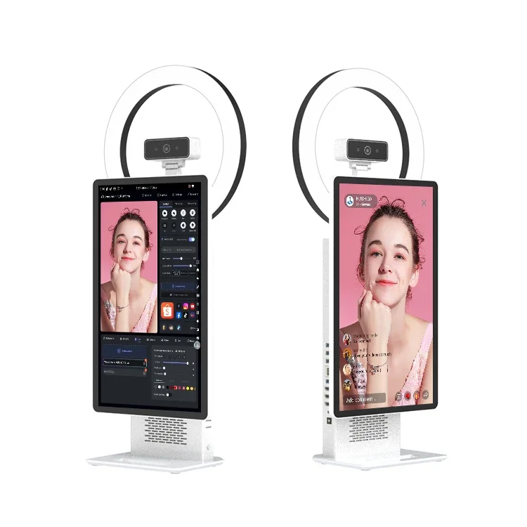Customize Intelligent Live Streaming Equipment Set 15.6 Inch Multi Touch Screen Desktop Live Stream All-in-one Machine