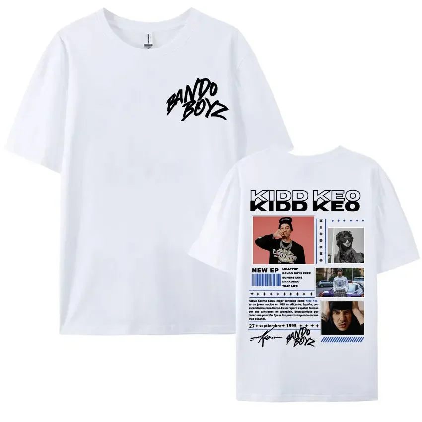 Rapper Kidd Keo Bando Boyz Tour Merch Tee Shirt Women Harajuku Hip Hop Punk Street T-shirt Casual Women Shirt