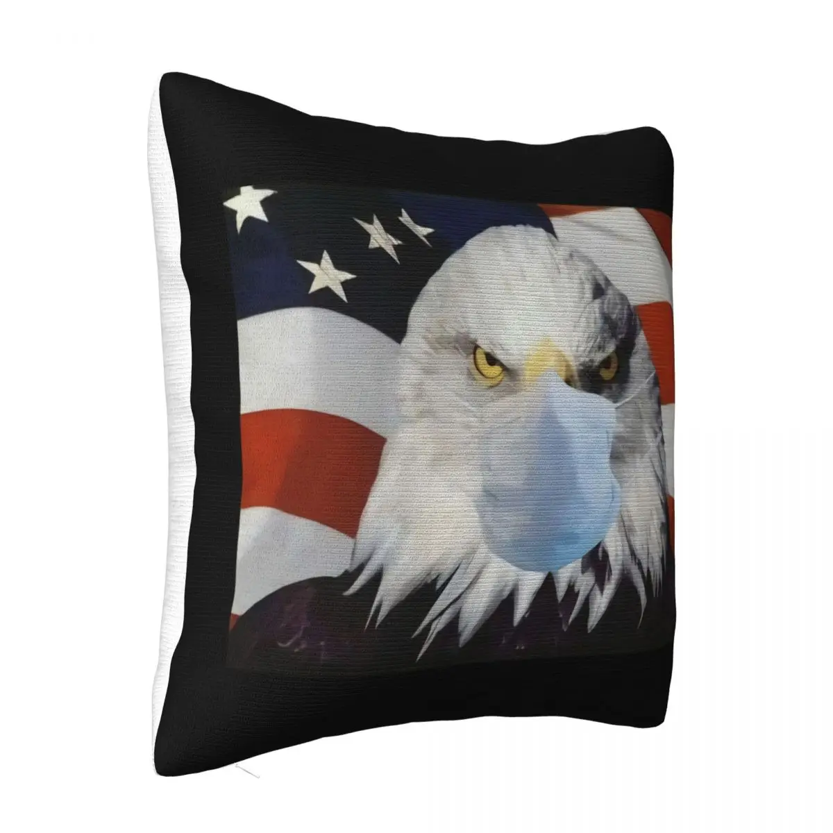 Funny Quarantine Eagle Flag Face Fourth Of July 4Th Best Selling Brand Style Leisure Latest Pillow Case