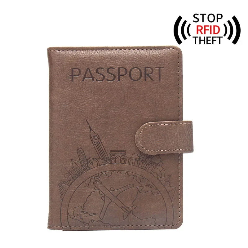 Antimagnetic&Anti-theft Global Travel Passport Cover Wallet Bag Men Women ID Address Holder Portable Travel Accessories