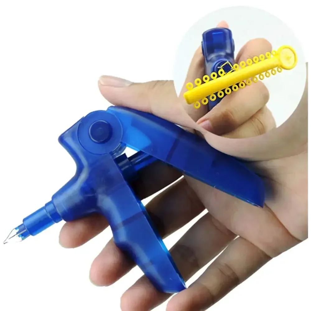 

Oral Dentistry Dental Orthodontic Ligation Ring Placement Orthodontic Bandage Gun Elastic Band Dispenser Instead Needle Holder