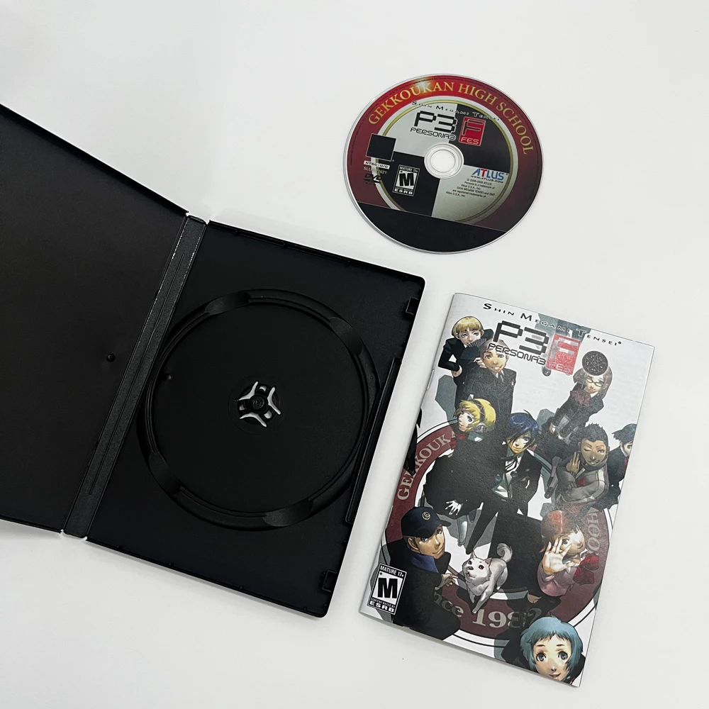 بيرسونا سلسلة NTSC U/C نسخة قرص نسخ لعبة فيديو ريترو تعمل لآلة PS المعدلة مع وظيفة القراءة المباشرة