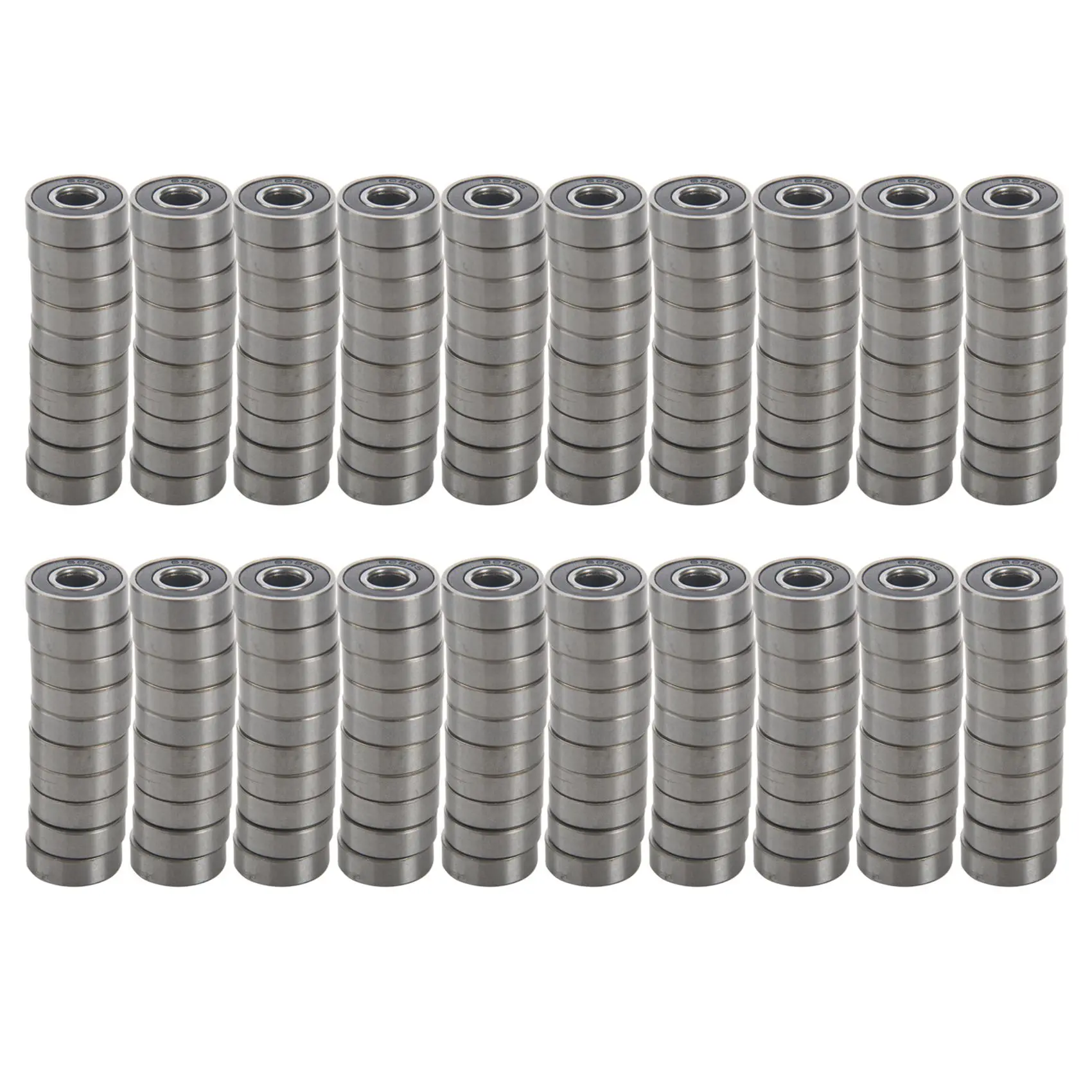 200Pcs High Performance 8X22X7mm Ball Bearings 608-2RS 608RS Z R-228HH