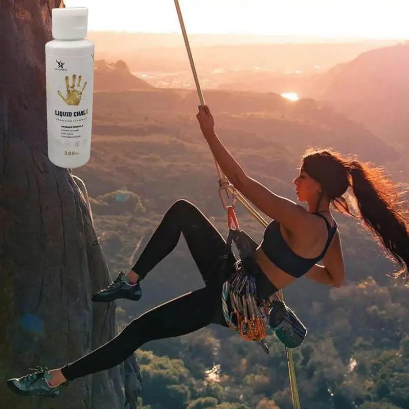 200ML LiquidChalk Anti-slip Magnesium Powder For Weightlifting Rock Powder Gym Fitness Supplies Climbing Lifting Workout