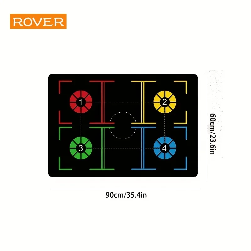 Basketball Train Mat Non Slip Soundproof Material Children adolescents Indoor Ball Control Training dribbling drill thickening