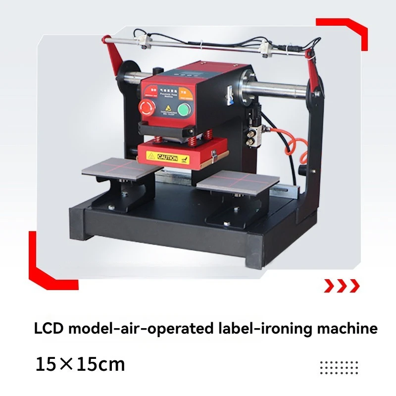 

Двухстанционный пневматический термопресс, машина для термотрансферной печати на одежде и футболках, 15*15 см