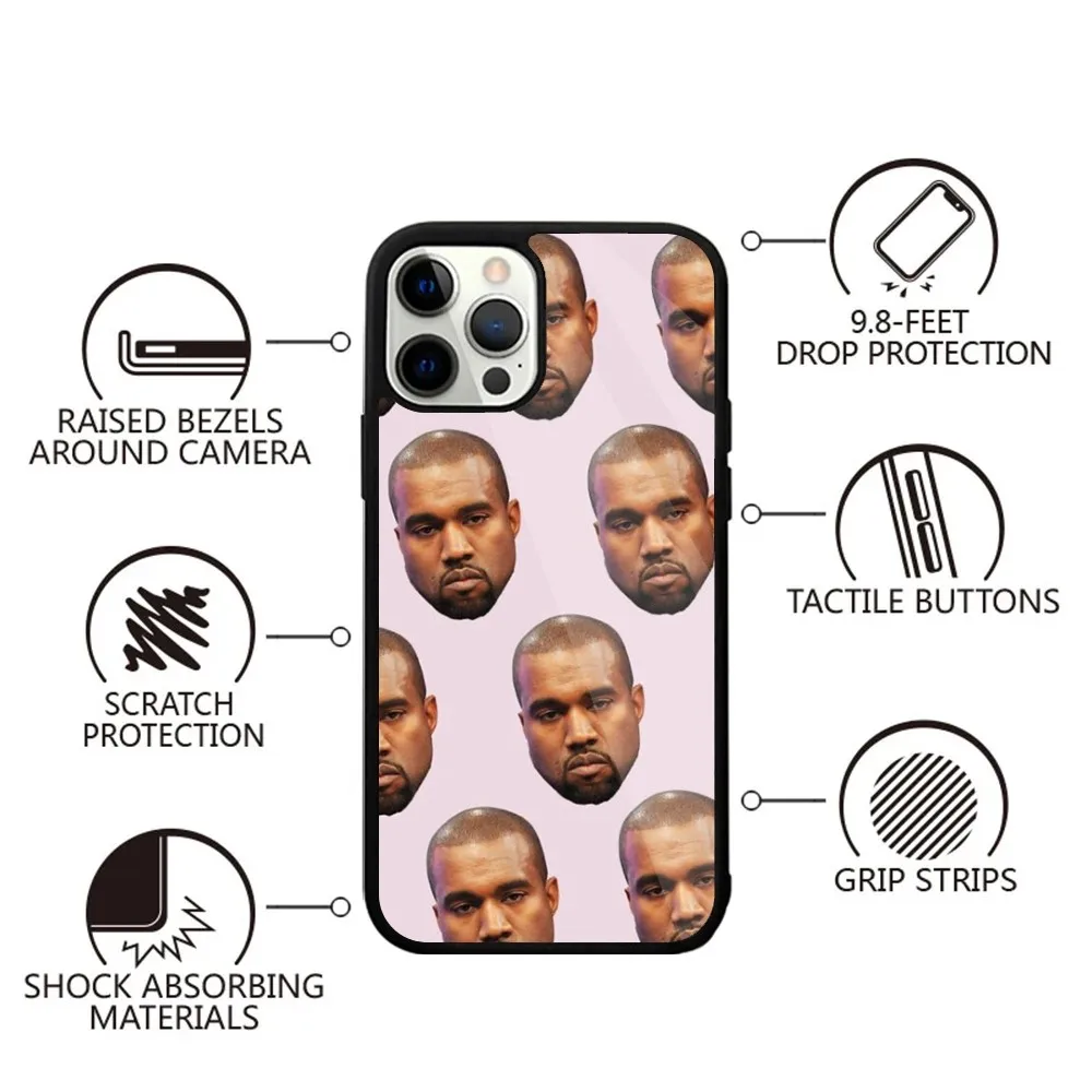 Чехол для телефона Funny-Kanyes-West Ye с сильным магнитом для IPhone 15,14,13, Pro, Max, Plus, 11,12, мини для беспроводной зарядки Magsafe