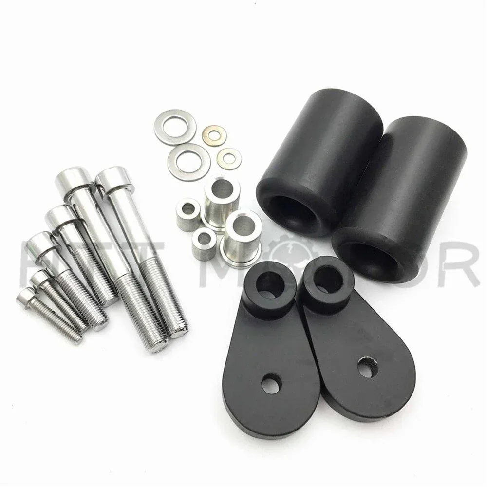 For Honda 2006-2007 CBR 1000RR BLACK 06-07 Aftermarket Motorcycle Parts No Cut Frame Slider Crash Protector