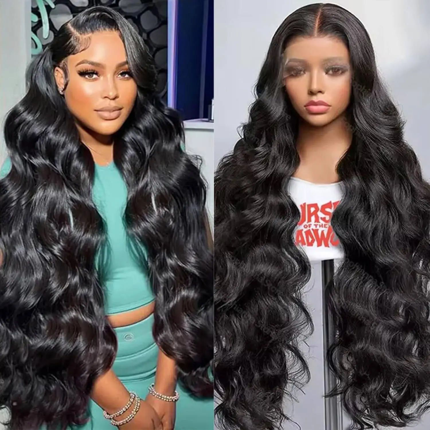 

Парик из натуральных волос Body Wave плотностью 250, 30-40 дюймов, с HD-кружевом 13x6/13x4, предварительно выщипанный, бразильские волосы