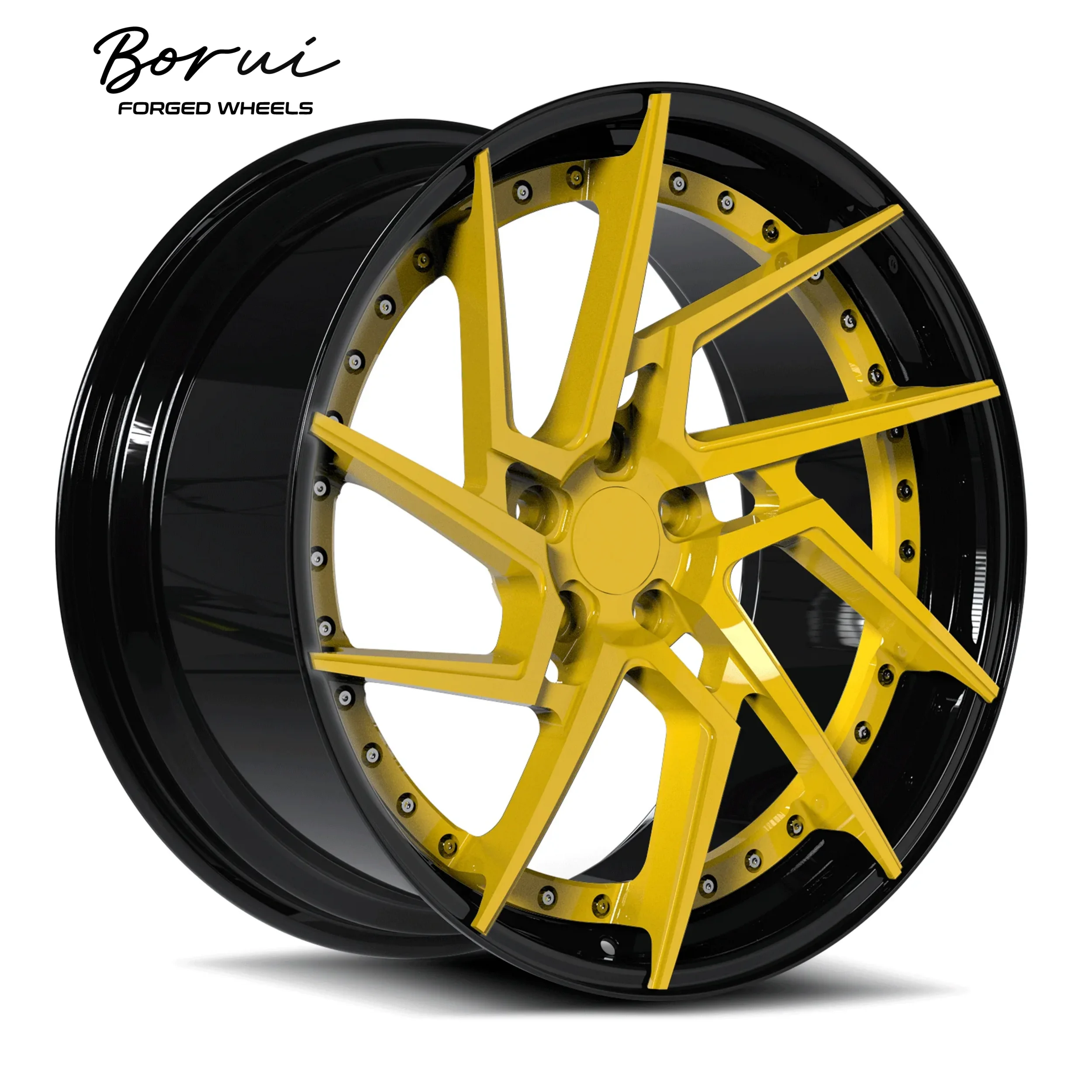 

Borui Custom Forged Aluminum Alloy Wheels 2-Piece Challenger For Passenger Car Wheels & Tires