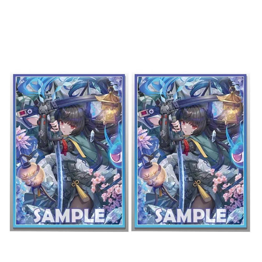 67X92MM Mooi Meisje Kleur Flash Mouwen WS PTCG Anime Game Collection Card Beschermhoes 60 Stuks