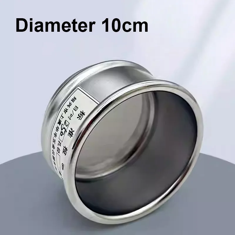 10cm Mini Fine Mesh Flour Sifter 120-600 Mesh Stainless Steel Small Sieve hole Experimental Standard Sieve