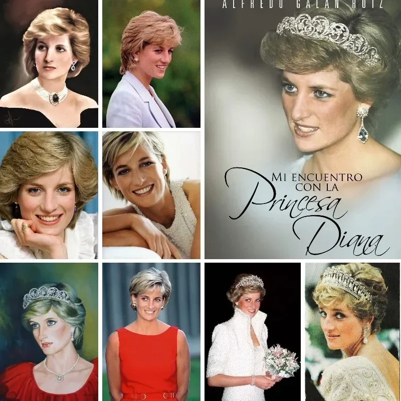 Full Mosaic Rhinestones Diy Princess Diana ,Diamond Painting Lady Diana ,New Cross Stitch Diamond Embroidery Sale Decor